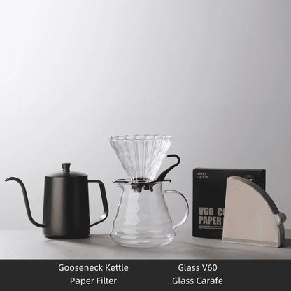 All-in-One Pour-Over Coffee Set (4-10pcs)