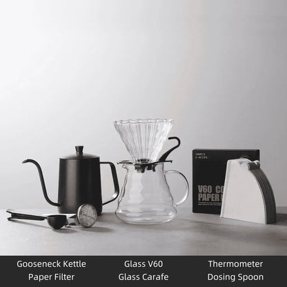 All-in-One Pour-Over Coffee Set (4-10pcs)