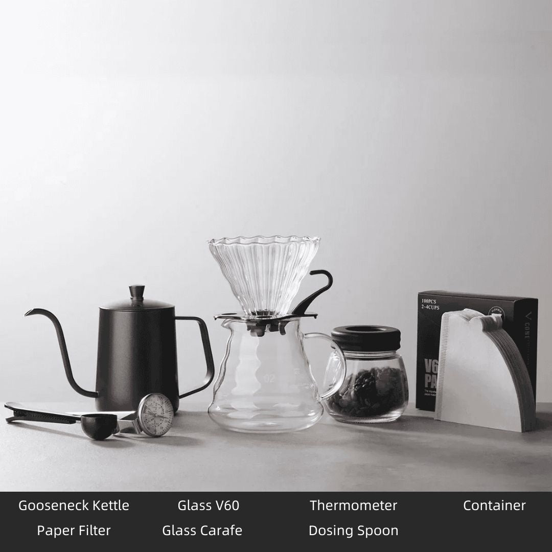 All-in-One Pour-Over Coffee Set (4-10pcs)