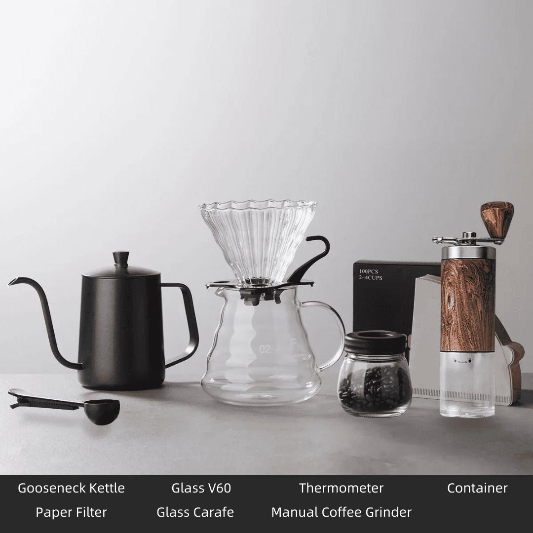 All-in-One Pour-Over Coffee Set (4-10pcs)