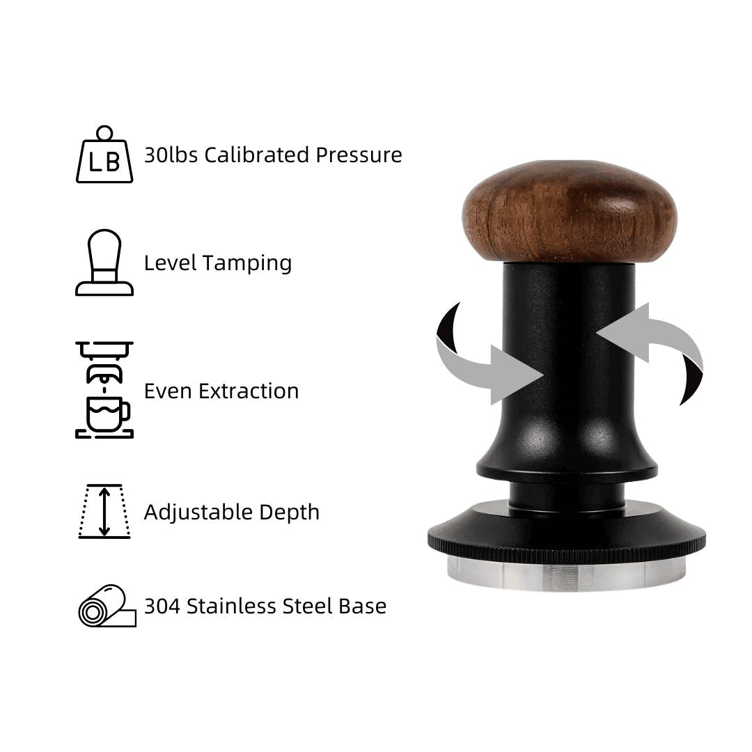 Walnut Spring Tamper