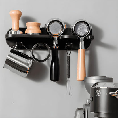 Wall Mount Espresso Tool Organizer